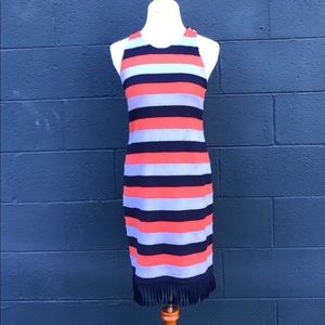 Tory Burch ‘Ariana’ dress, orange&blue, size Small